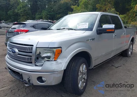 2011 Ford F-150 Platinum from USA, damaged, VIN 1FTFW1EF6BFC36857